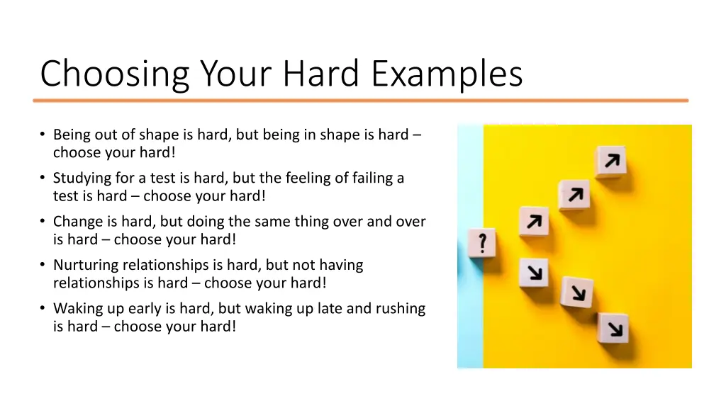 choosing your hard examples