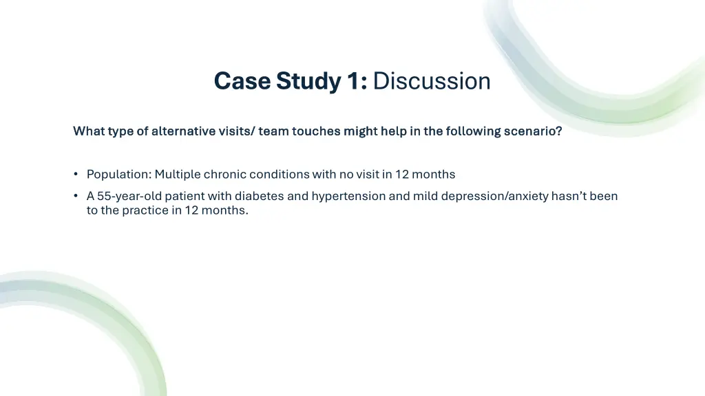 case study 1 discussion