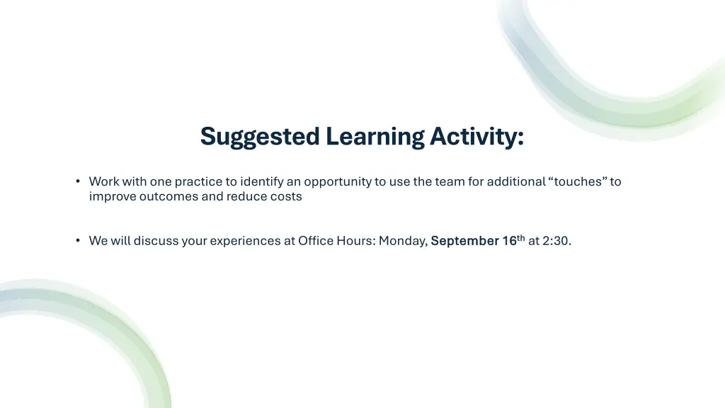 suggested learning activity