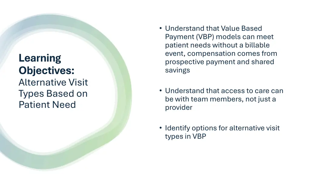 understand that value based payment vbp models