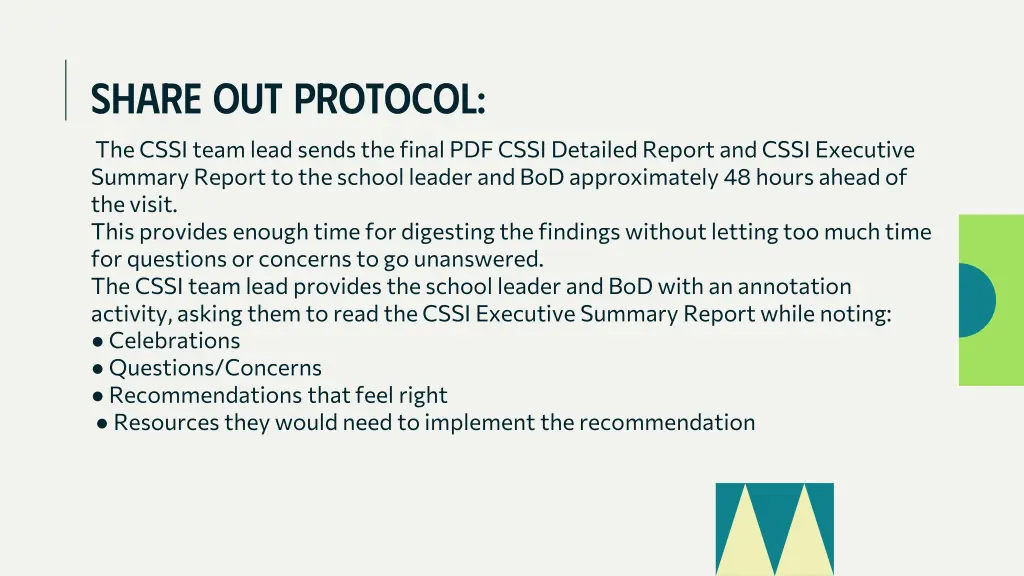 share out protocol