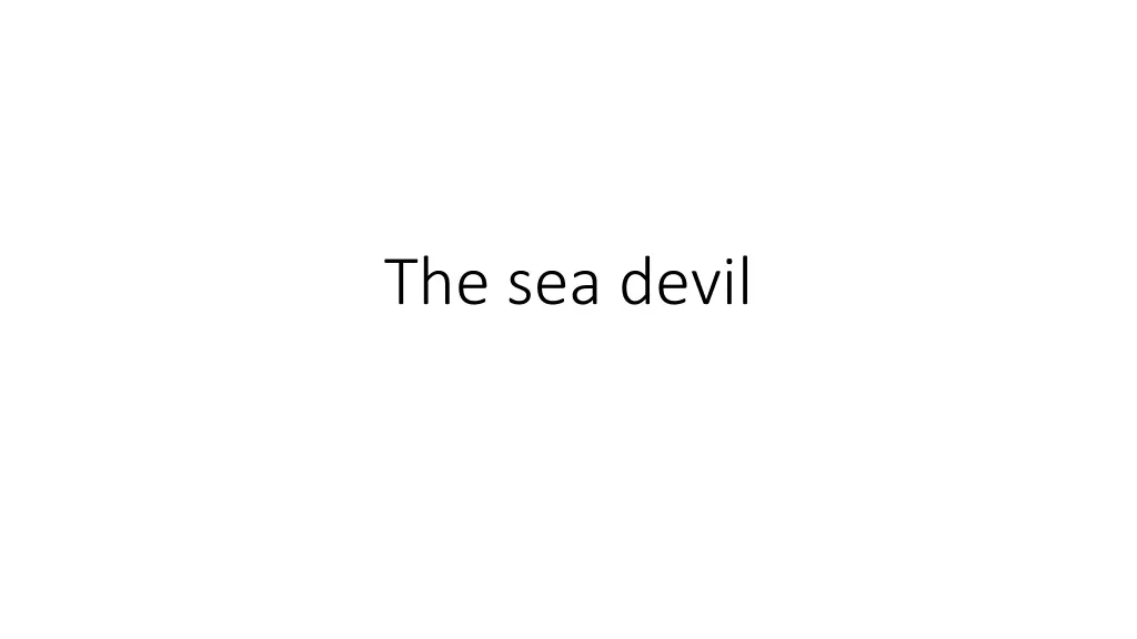 the sea devil