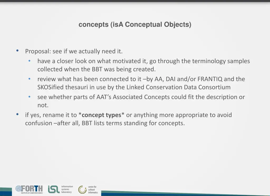concepts isa conceptual objects