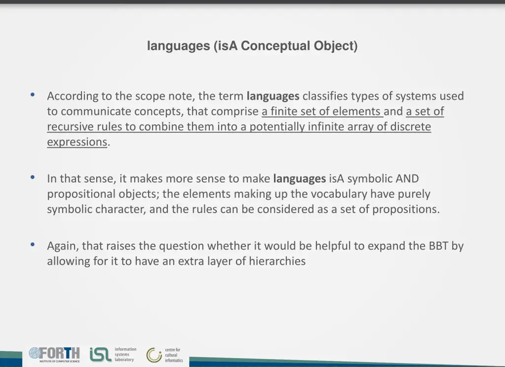 languages isa conceptual object