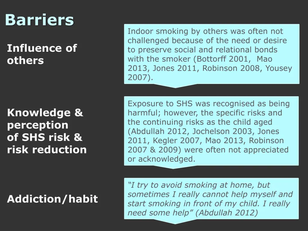 barriers