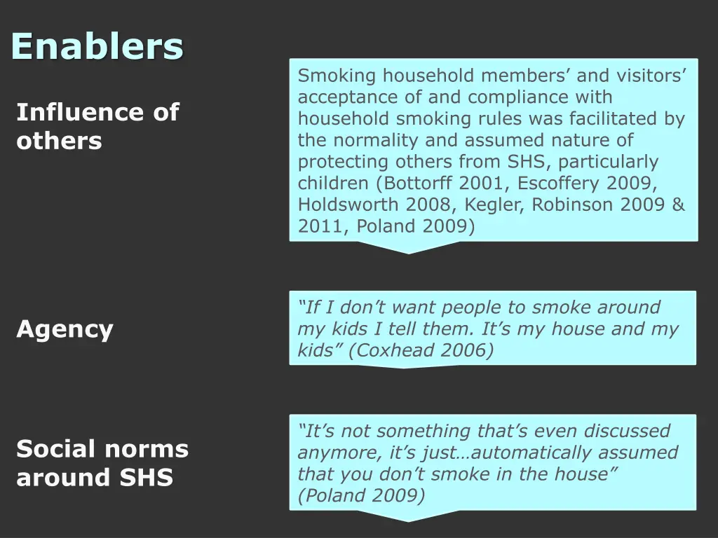 enablers