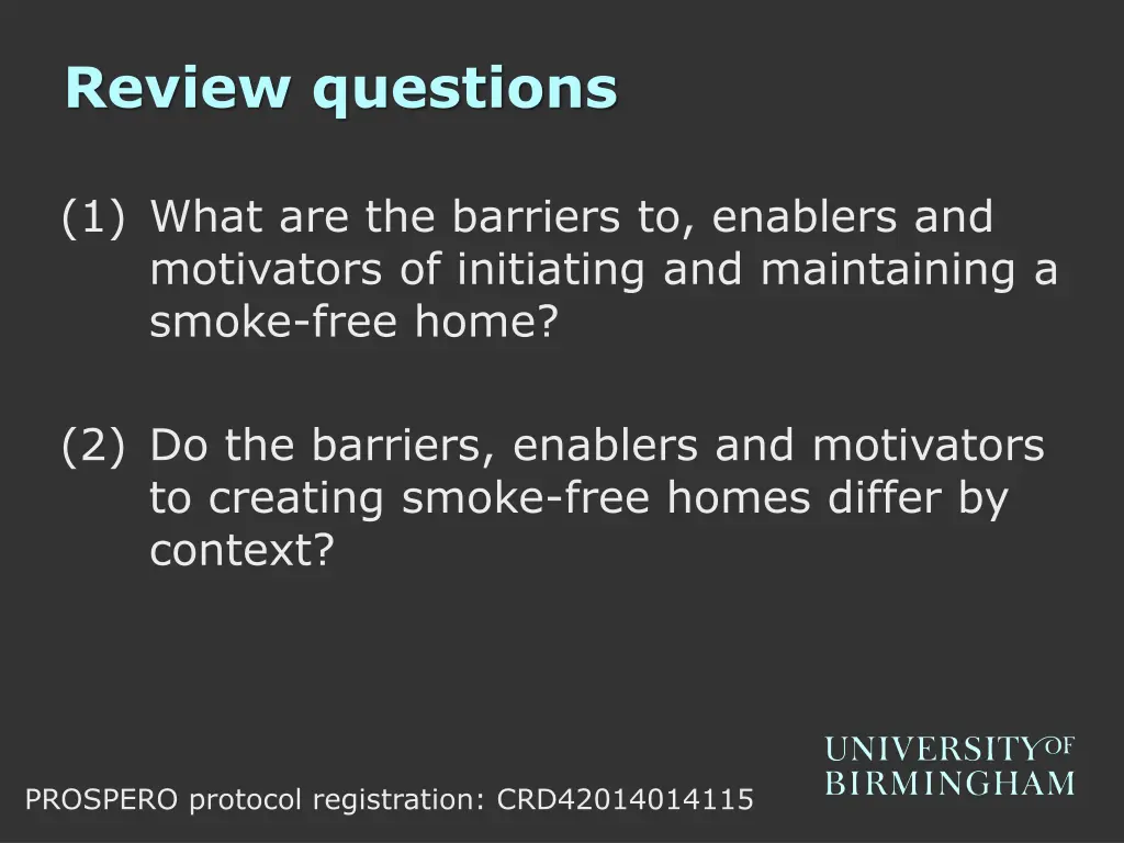 review questions