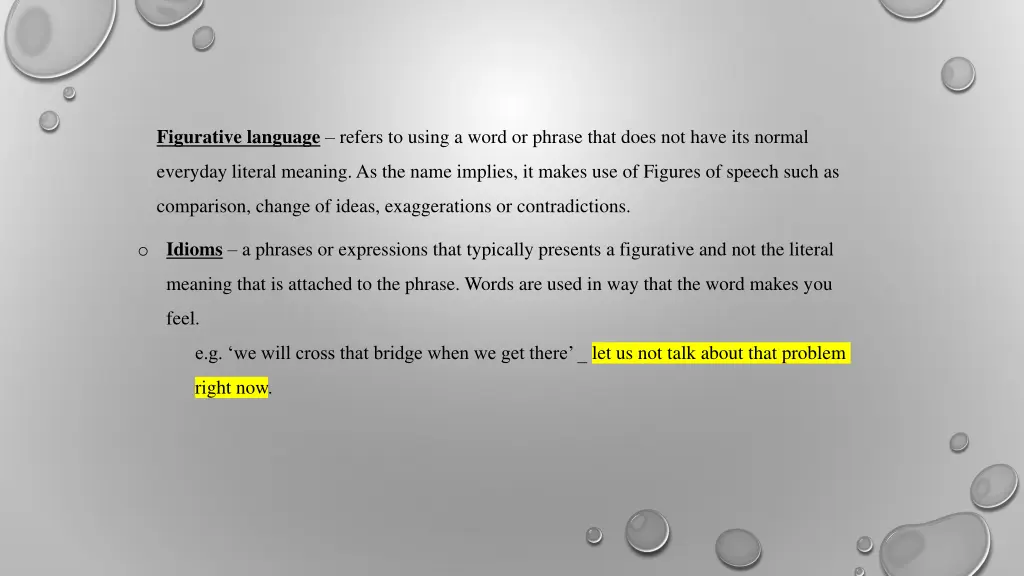 figurative language refers to using a word