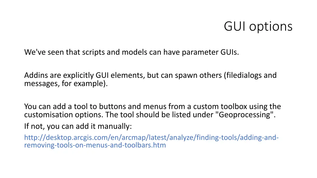 gui options