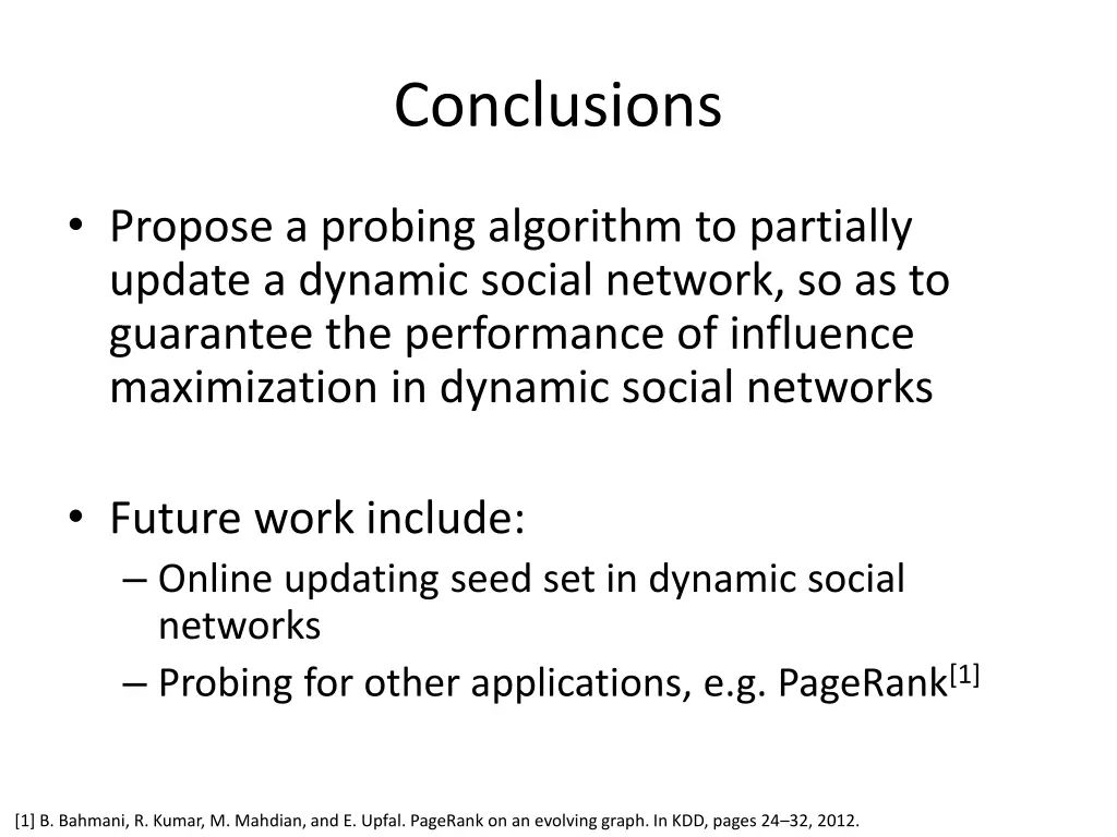 conclusions 1