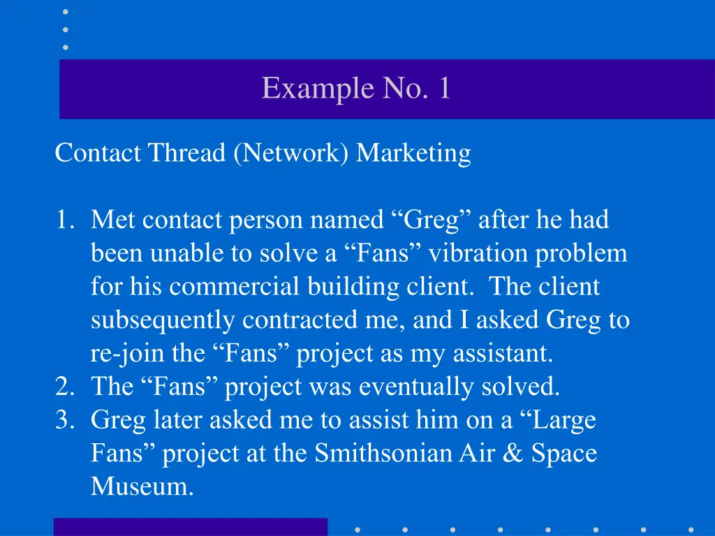 example no 1