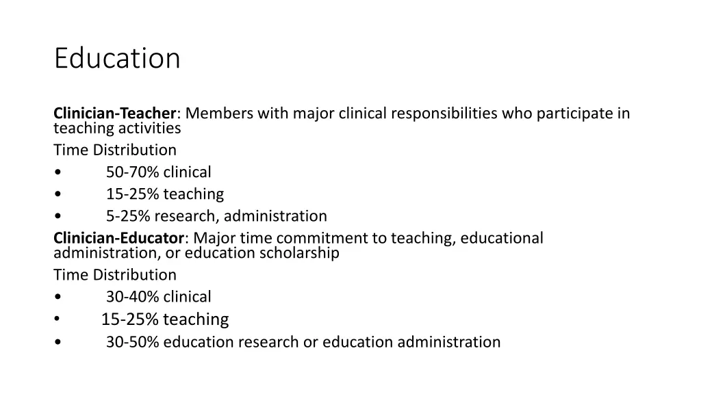 education