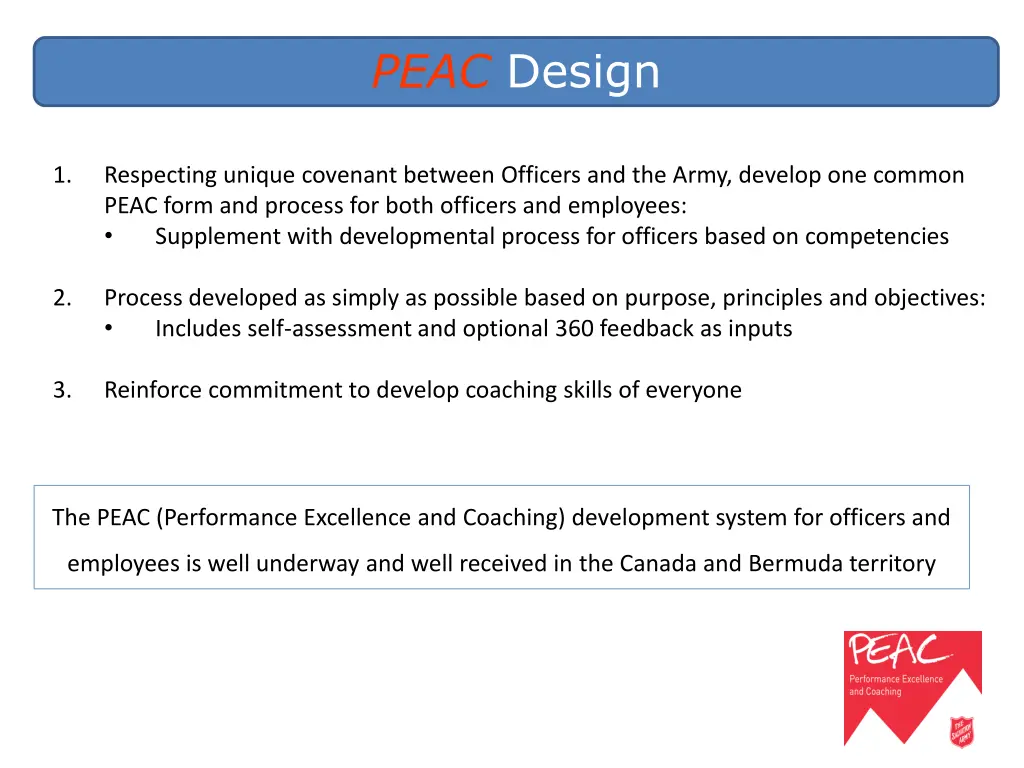 peac design