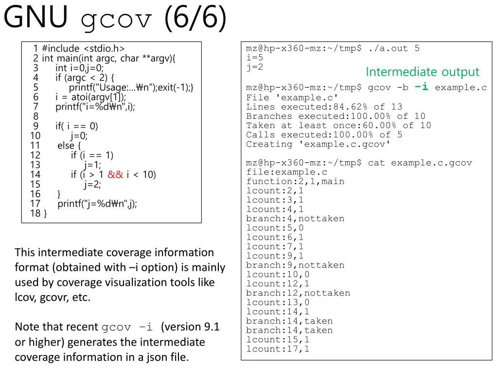 gnu gcov 6 6 1 include stdio h 2 int main