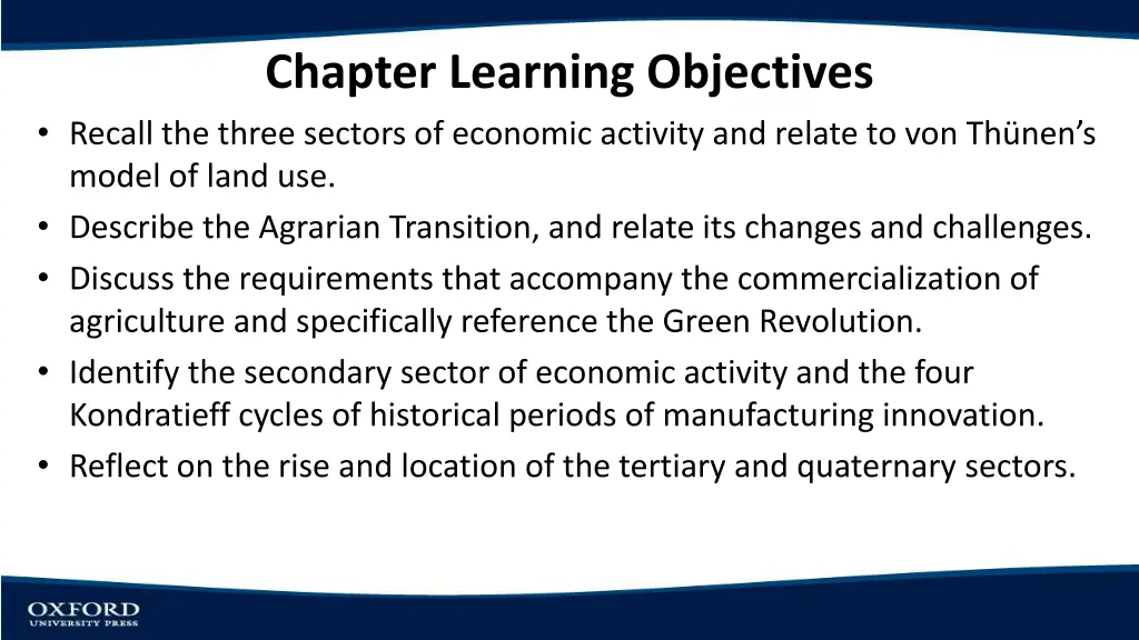 chapter learning objectives