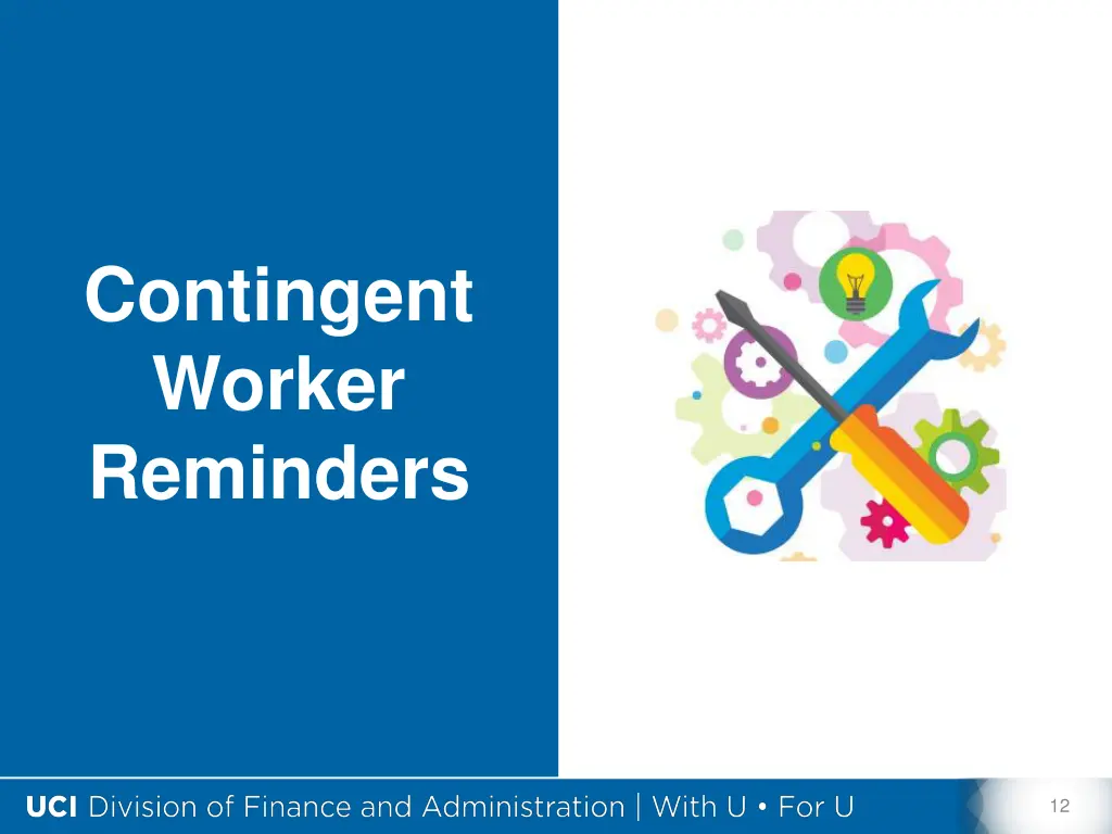 contingent worker reminders