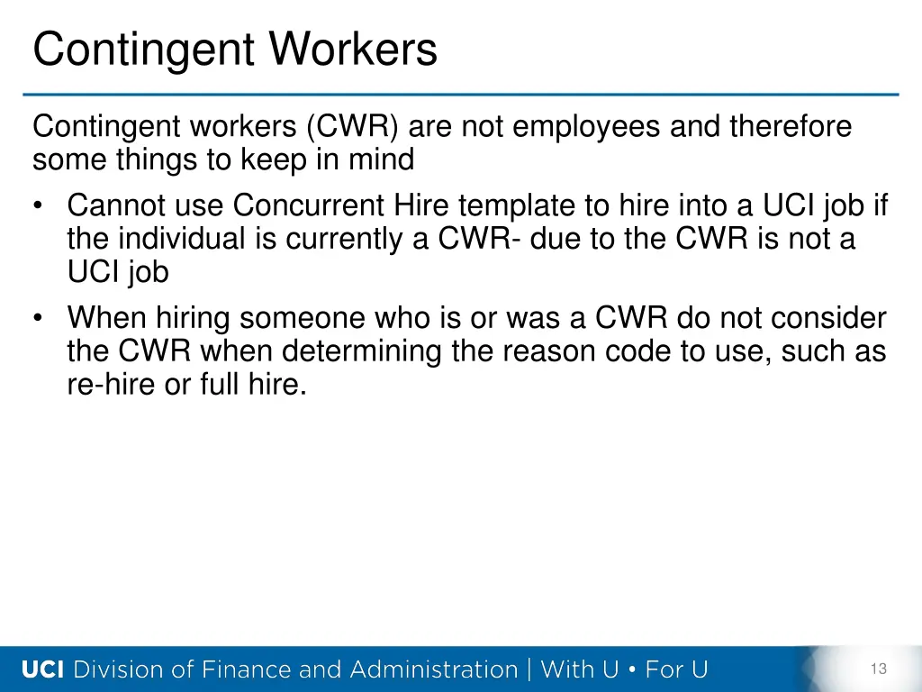 contingent workers
