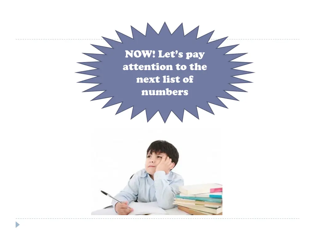 now let s pay attention to the next list