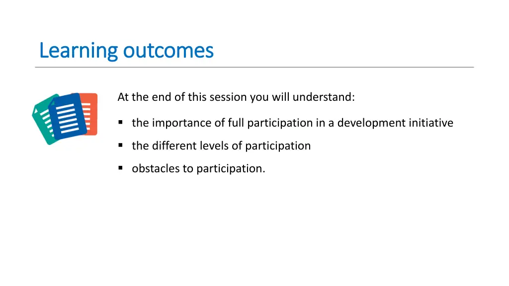 learning outcomes learning outcomes