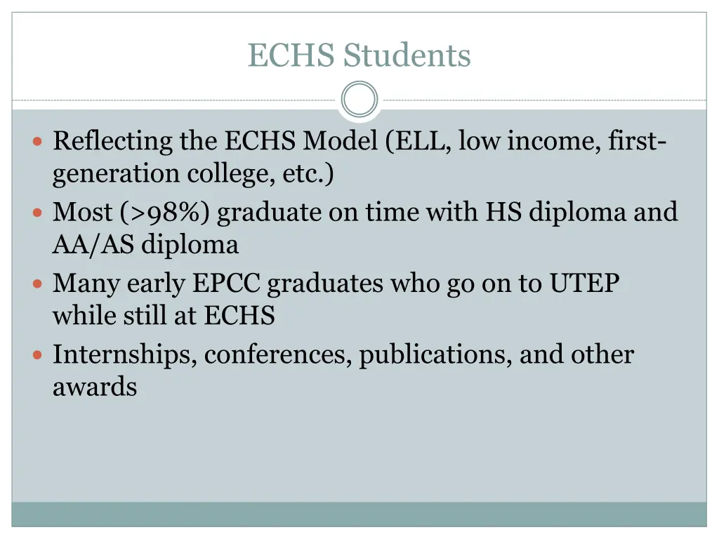 echs students