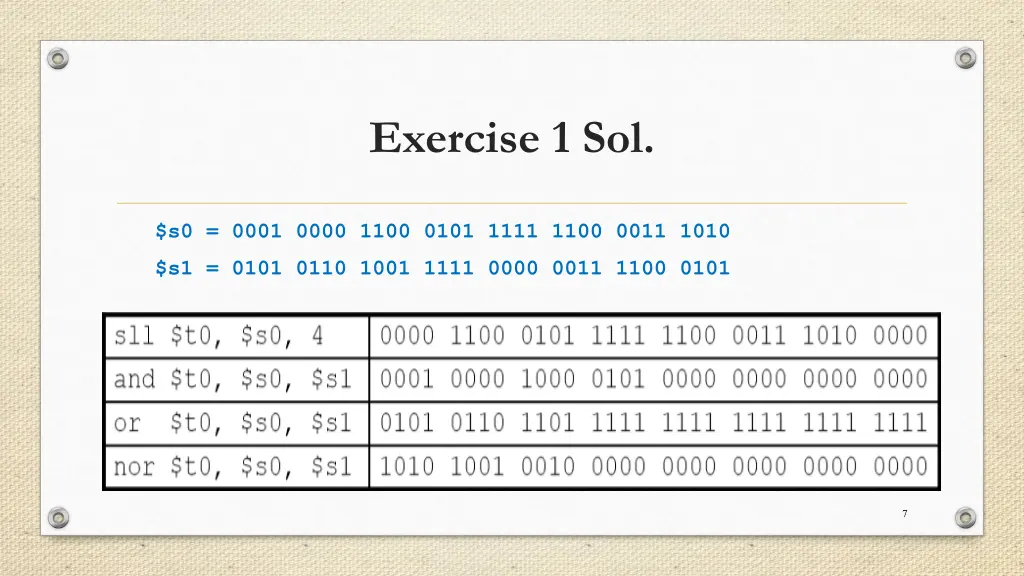 exercise 1 sol