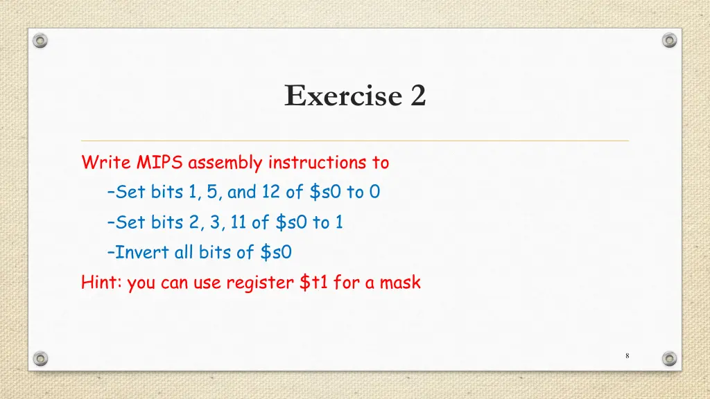 exercise 2