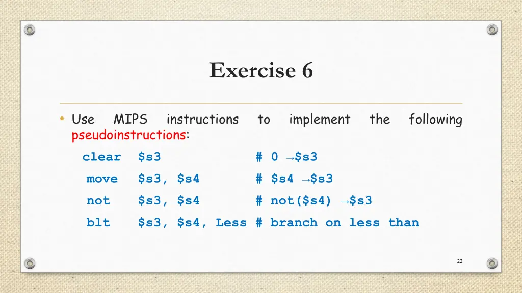 exercise 6