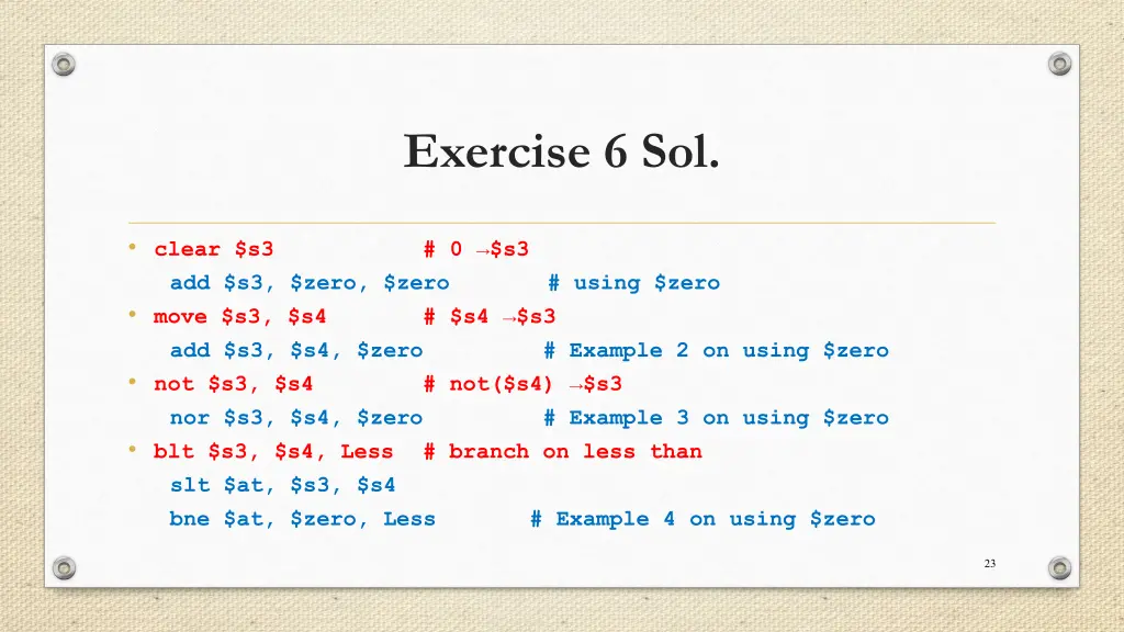 exercise 6 sol
