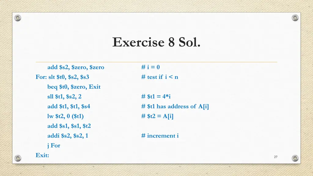 exercise 8 sol