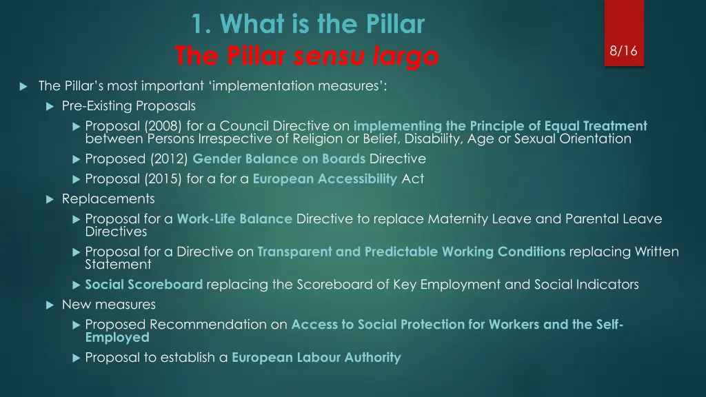 1 what is the pillar the pillar sensu largo 2