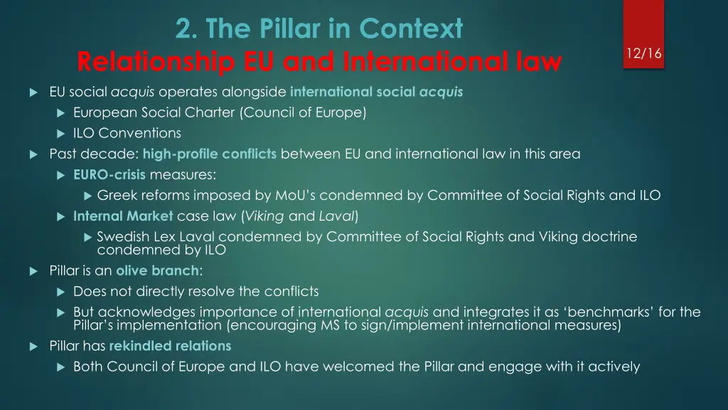 2 the pillar in context relationship