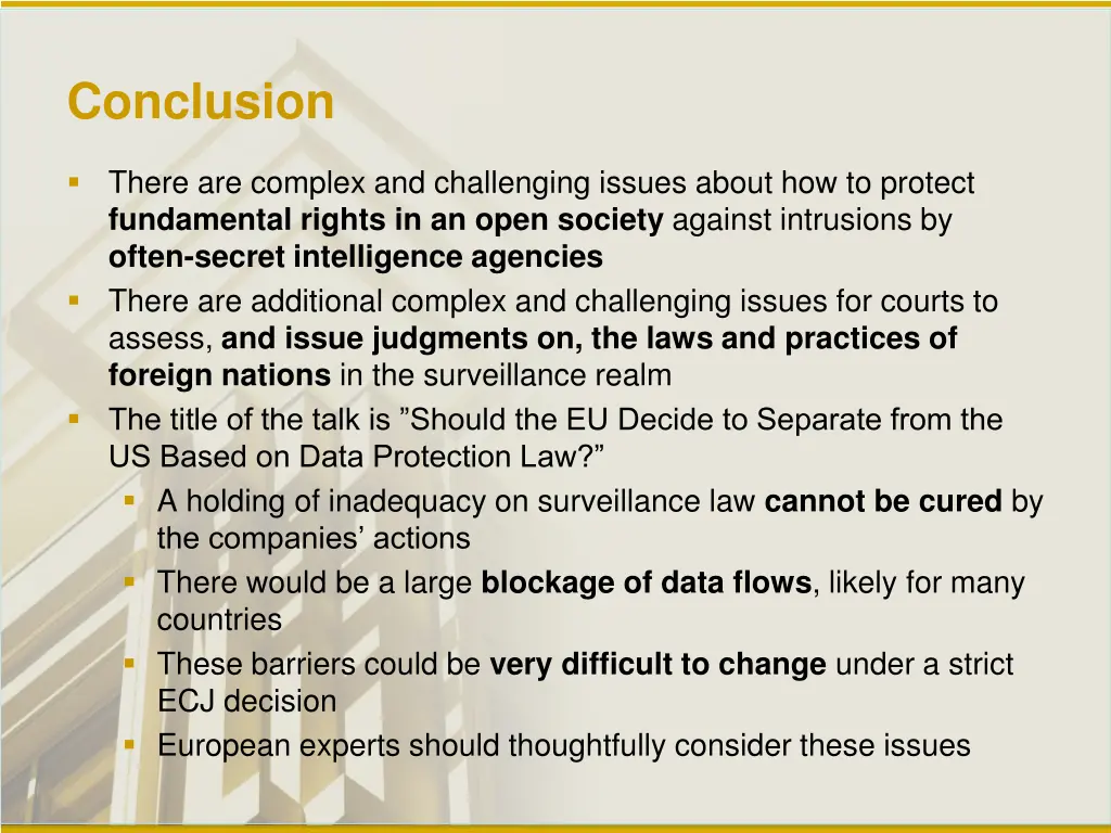 conclusion