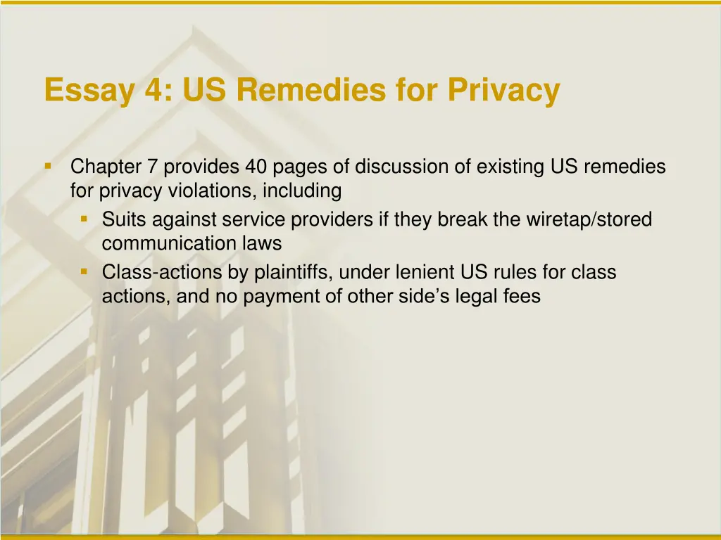essay 4 us remedies for privacy