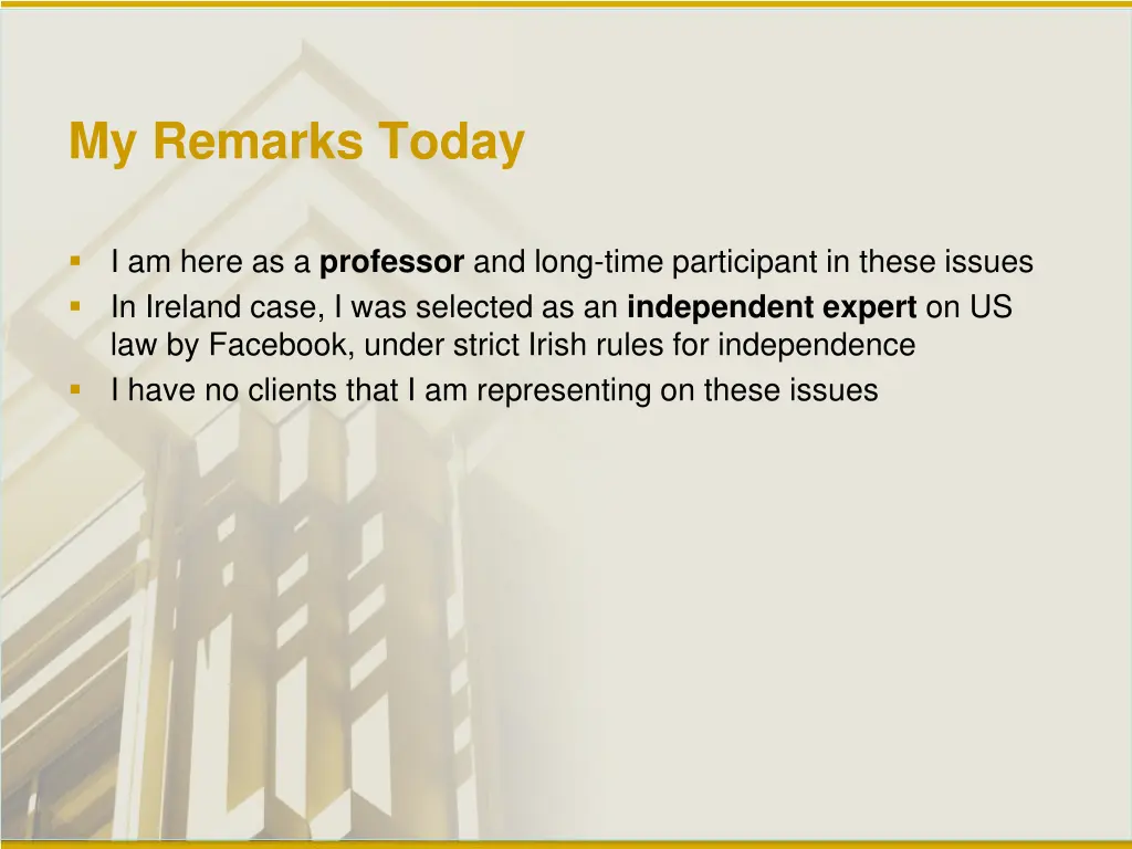 my remarks today