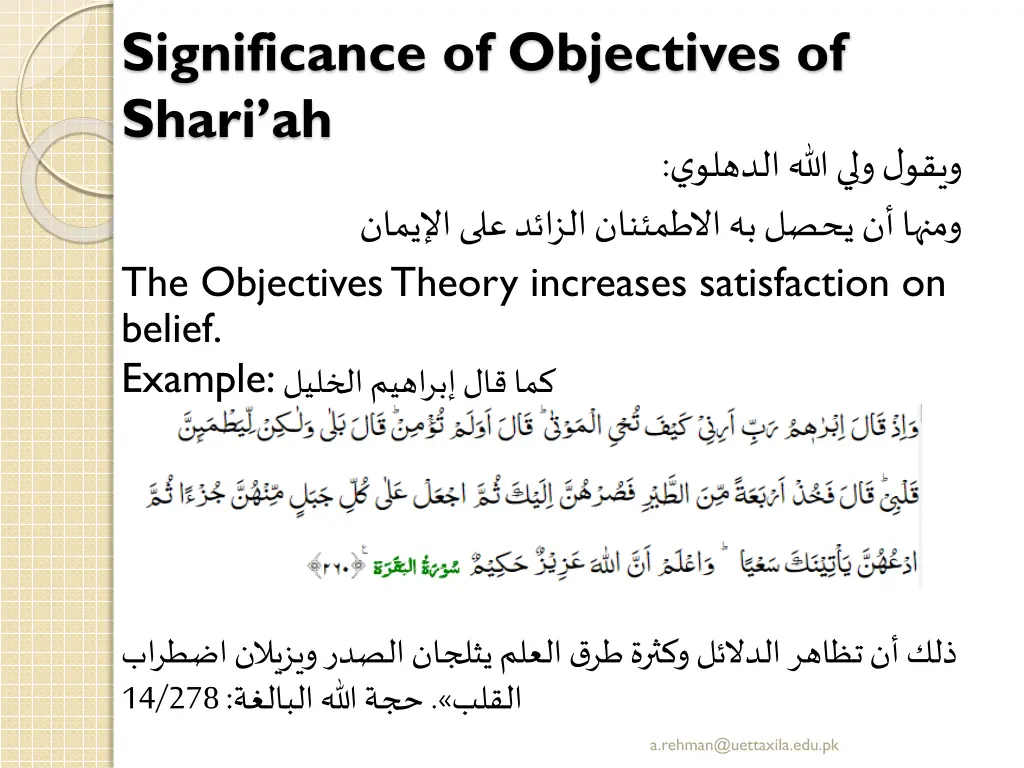 significance of objectives of shari ah