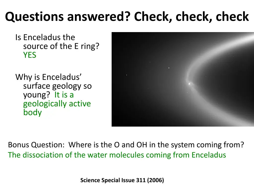questions answered check check check