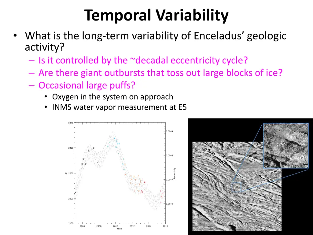 temporal variability what is the long term
