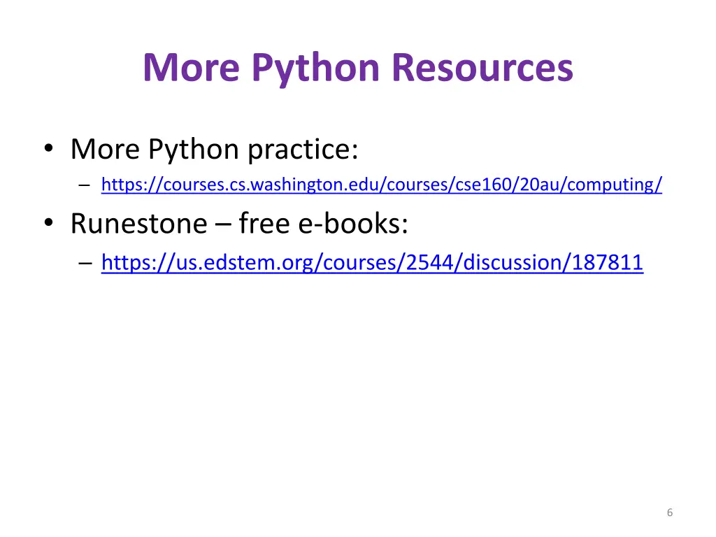 more python resources