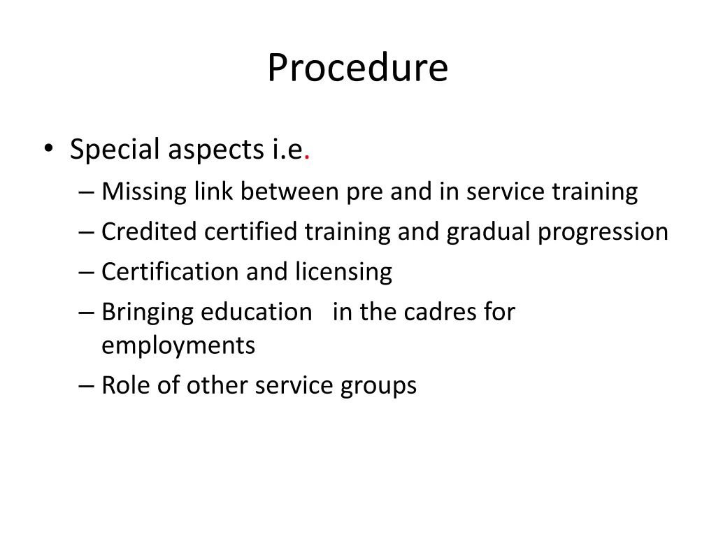 procedure 1