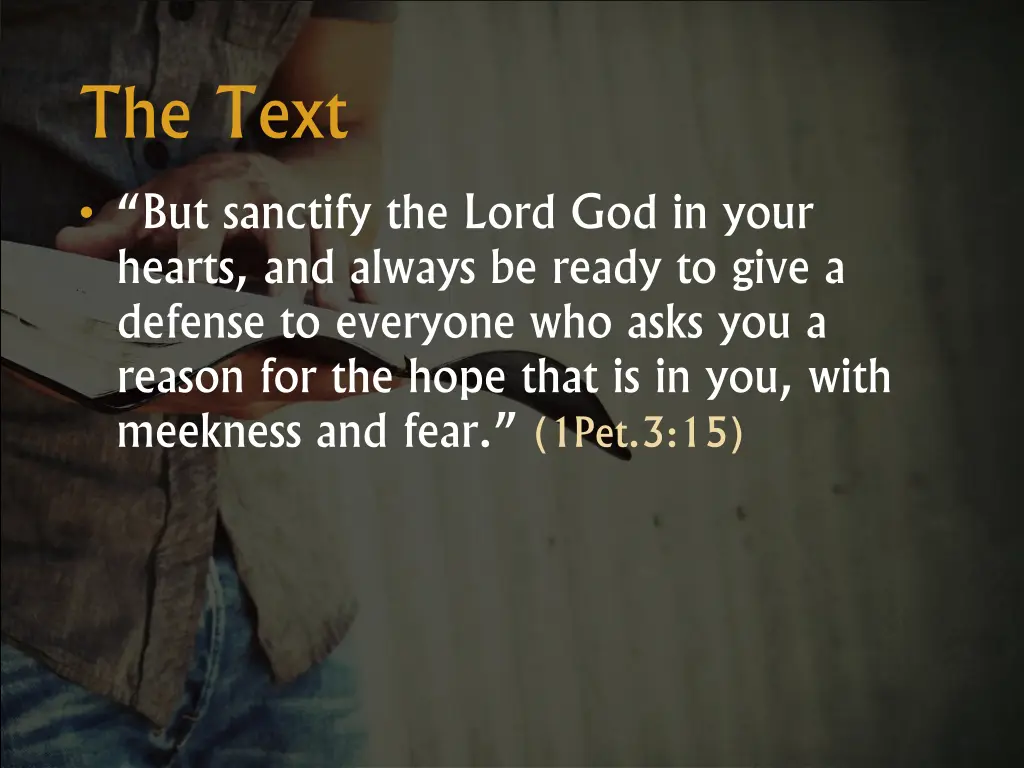 the text