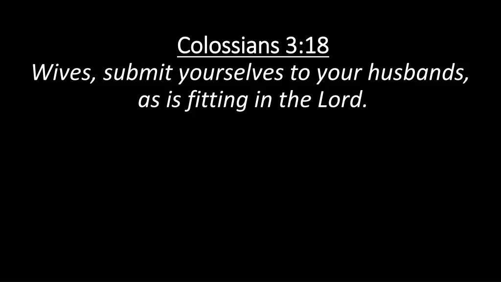 colossians 3 18 colossians 3 18