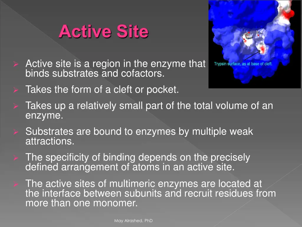 active site