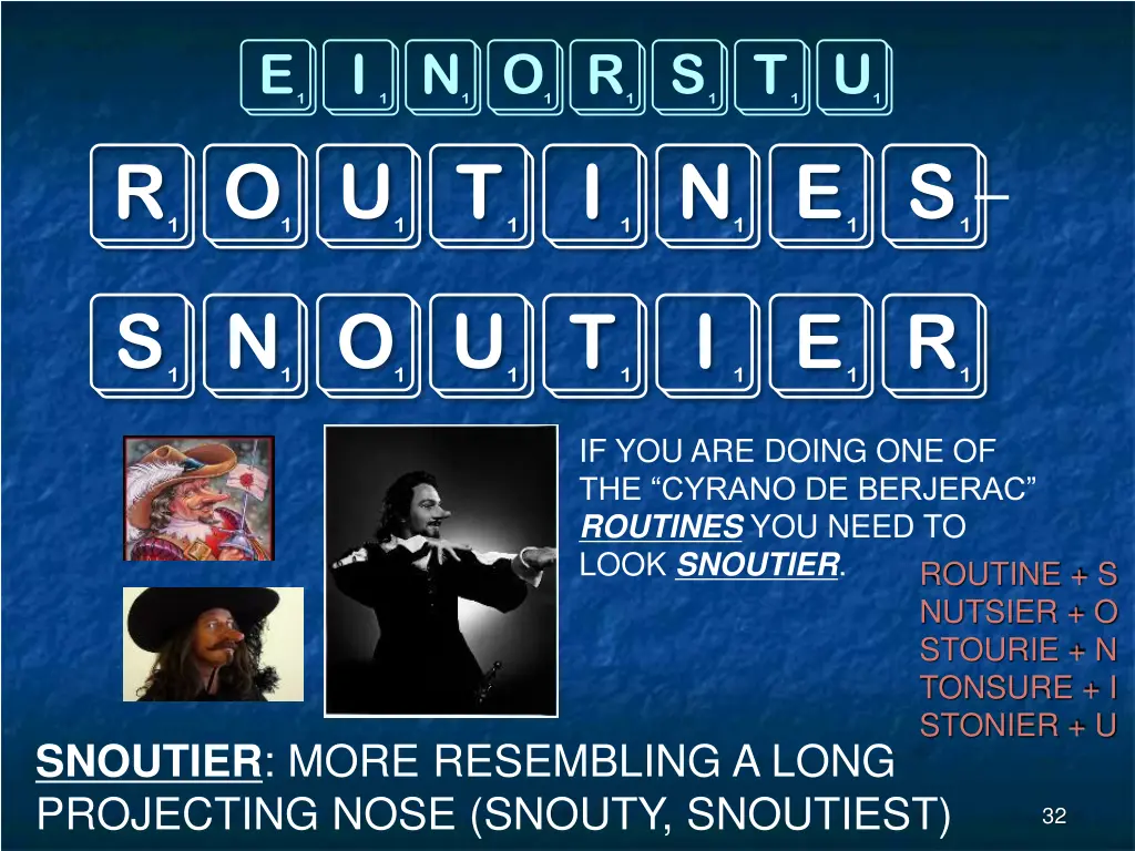 einorstu routines snoutier