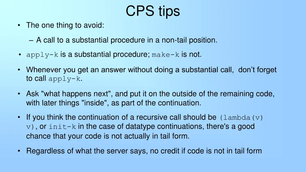 cps tips