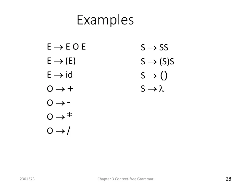 examples