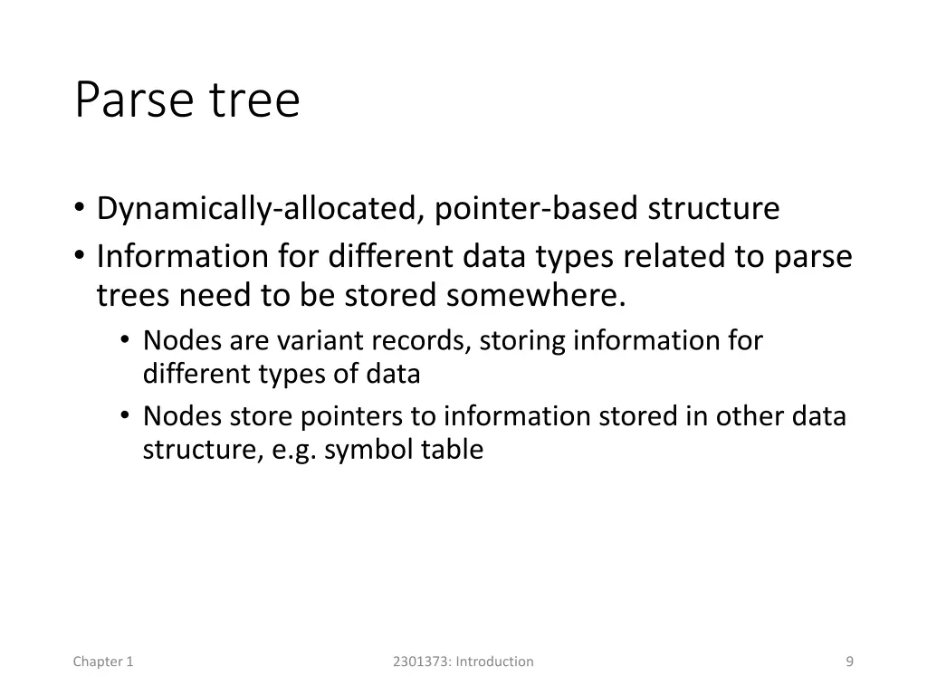 parse tree