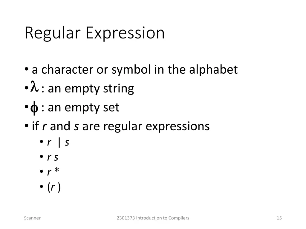 regular expression
