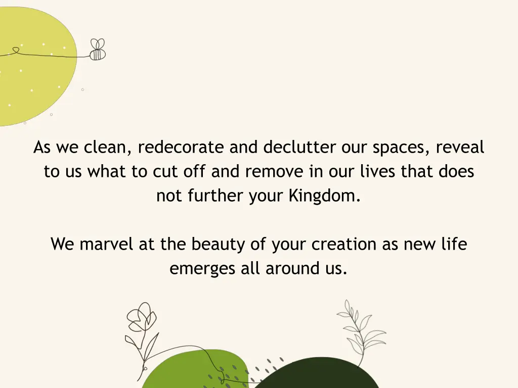 as we clean redecorate and declutter our spaces