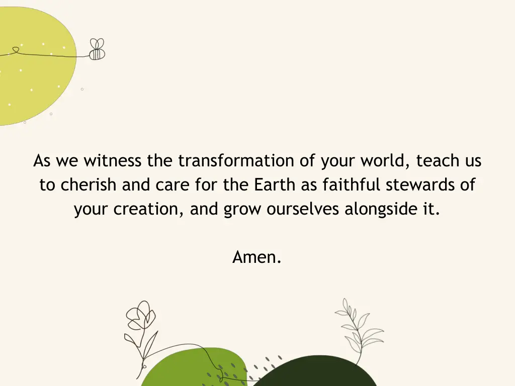 as we witness the transformation of your world