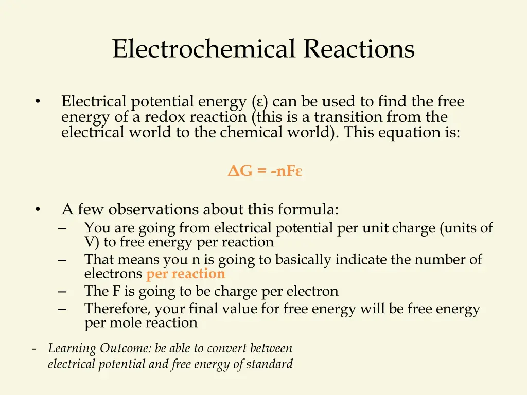 electrochemical reactions 4